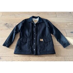Powder River Outfitters Sherpa‎ Lined Barn Jacket Black Panhandle Slim Size S